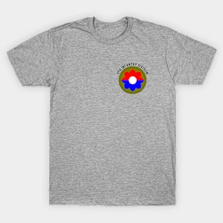 9th Infantry Division - Small Chest Design T-Shirt